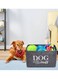 Dog Toys Storage Bins Felt pet Baskets, Dog Toy Box Large with Designed Metal Bone-shaped Handle, Organizer Storage Basket for Pet Toys, Blankets, Leashes(DOG-Grey)