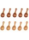 pcs Small Wooden Spoons, Mini Condiment Spoons Mini Condiment Spoons Tiny Teaspoon Wood Serving Utensils for Sauces Salt Sugar Spices Jars Dips Honey