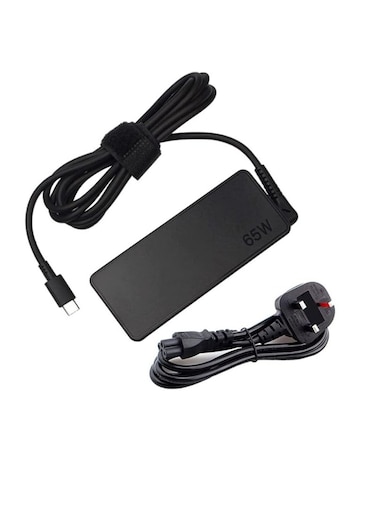 Replacement Lenovo 65W Standard AC Adapter For Yoga ThinkPad E14 Chromebook and IdeaPad (USB Type-C)