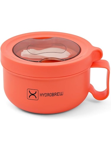 HYDROBREW Lunch Box with Folding Spoon - Pink