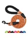 Panykoo 5/6 FT Strong Pet Dog Leash with Soft Padded Handle,Highly Reflective Rope for Night Walking,360-Degree Rotating Metal Buckle Without Tangles,Suitable for Small,Medium and Large Dogs.(5ft)