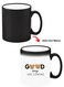 Color Changing Heat Sensitive Ceramic Mug, Image Revealed When HOT Liquid is Added! Good thingsa are coming