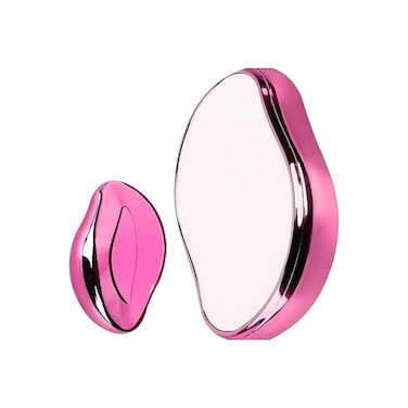Crystal Hair Removal Eraser &ndash; Reusable Painless Hair Remover &amp; Skin Exfoliator (Rose Pink)