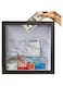 NMVB Adventure Archive Box, Travel Adventure Archive Shadow Box, Wood Frame Travel Collection Box, Ticket Shadow Box with World Map and Plane Design, Memory Boxes for Keepsakes
