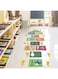 BPA Hopscotch Game Wall Sticker Floor Decal, Cartoon Animal Digital Floor Wallpaper,Decoration for Baby Kids Room Nursery Kindergarten Classroom Playroom Decor Wall Decor