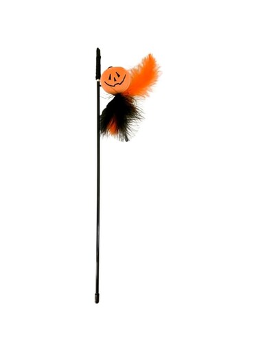BOBBY CAT STICK FRIGHT PUMPKIN 40cm