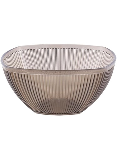 Delcasa DC2505 Acrylic Bowl, 3350 ml Capacity, Smoked Gray