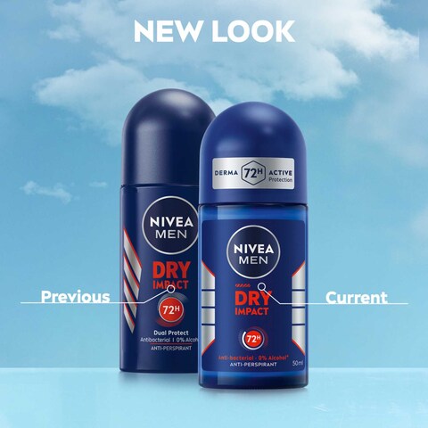 NIVEA MEN Antiperspirant Dry Impact Roll-on 50ml
