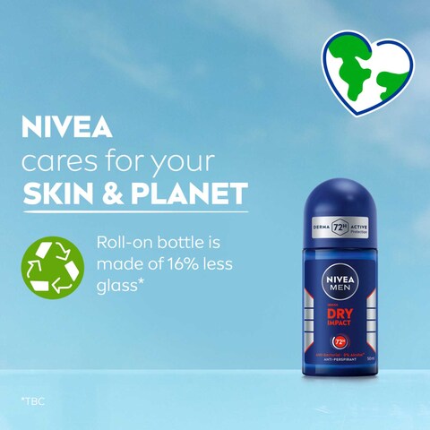 NIVEA MEN Antiperspirant Dry Impact Roll-on 50ml