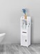 TASTE Bathroom Cabinet Storage Organizer Rack White Kitchen Hallway Slim Tall Cupboard Home Store
