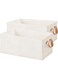 2 Pcs Foldable Closet Storage Organizer&iuml;&frac14;&OElig;Wardrobe Drawer Organizers with Handles&iuml;&frac14;&OElig;Washable Clothes Storage Basket&iuml;&frac14;&OElig;for Baby Clothes,Bra,Scarves,Belt,Tie&iuml;&frac14;&OElig;47*28*20cm