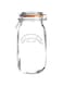 Kilner 0025.494 Cliptop Round Jar 3 Litre, Glass, L