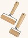 Rolling Pin, Stainless Steel T-Shaped Dough Roller, Single-Handed Effort-Saving Pastry Rolling Pin for Dumpling Wrappers, Baozi Skin, Kitchen Baking Tool