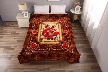 STARGOLD Double Ply Premium Cloudy Blanket Made by 100% Polyester SPUN YARN Obtained From Virgin Polyester 220X240CM 10LBS