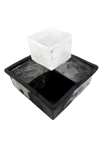 Trays 4 Cavity Square Grid Shape Silicone Cube Ice Cube Mold Maker