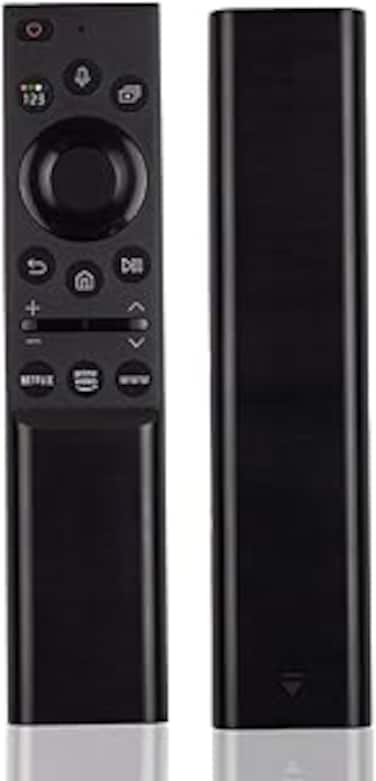 Replacement Voice Remote Control for Samsung Smart TV Includes Netflix, Prime Video and Samsung Internet Shortcut Buttons (Black, (BN59-01354A))