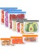 Tufexigo 10 Pack Dishwasher Safe Reusable Bags Silicone, Leakproof Reusable Freezer Bags, BPA Free Reusable Storage Bags for Lunch Marinate Food Travel - 4 Gallon 3 Sandwich 3 Snack Bags