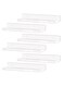 Clear Acrylic Shelf 15" Invisible Floating Wall Ledge Bookshelf, Kids Book Display Shelves Wall Mounted (15 Inch 6Pack)
