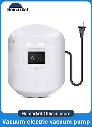 Electric Pump for Vacuum Storage Bags Travel Vacuum Pump for Compression Clothing Portable Vacpack Air Pump for Various Vacuum Seal Bags (Storage Bag Not Included)