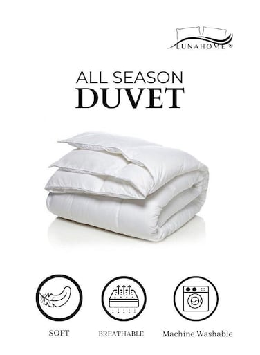 Home Select sizes Down Comforters ( King 220x240cm, Queen 200x230cm, Single 160x210cm) Comforter, Duvet, Insert White, All-Season.
