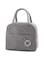 AUTOYSUR Reusable Insulated Lunch Bag Waterproof Tote Meal Prep For Men, Women And Children Work Picnic Travel And School (Grey)