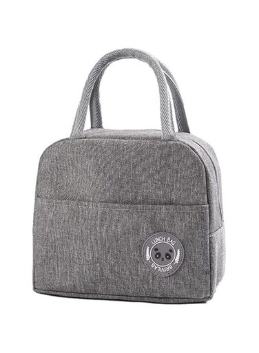 AUTOYSUR Reusable Insulated Lunch Bag Waterproof Tote Meal Prep For Men, Women And Children Work Picnic Travel And School (Grey)