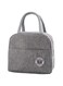 AUTOYSUR Reusable Insulated Lunch Bag Waterproof Tote Meal Prep For Men, Women And Children Work Picnic Travel And School (Grey)