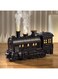 PGQIQGNM portable Mini Humidifier, 300ml Retro Train Humidifier for Bedroom, Living Room, Office Magic Train Humidifier, 2 Spray/Night Light Modes, Long-lasting Moisturization(Black)