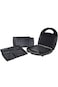 3 in 1 Sandwich, Waffle &amp; Panini Maker &ndash; Non-Stick Removable Plates, Compact Breakfast Grill