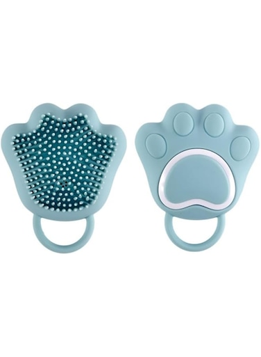 Oasisgalore Silicone Pet Bath Brush, Pet Shampoo Brush for Cat Dog Shower Grooming