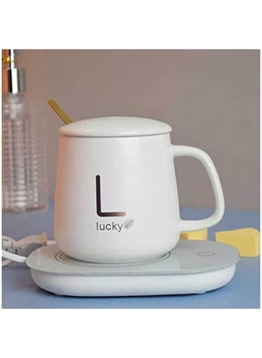 Dubai Gallery Coffee Warmer Cup, Office Electric Coffee Cup Heater Green 5Mlcm