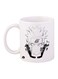 Anime Naruto Printed Coffee Mug White/Black