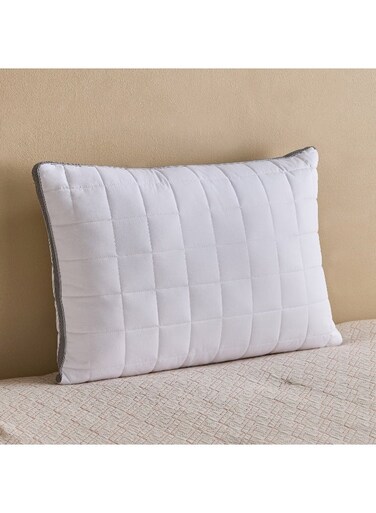 Box Cool Comfort Quilted Pillow - White