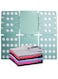 Benting T Shirt Folding Board T Shirt Clothes Folder Laundry Organizer Durable Tool Plastic Easy and Fast Folding Board for Kid Children and Adult to Fold Clothes (Light Green)