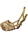 Dog Fever Plastic Dog Muzzle with Nylon Strap, Size 2, Brown