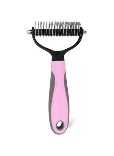 Petzy Pet Fur Grooming Dematting Comb (Pink)