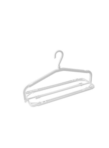 Hangers Scalable Clothes Hanger Plastic Windproof Foldable Space Saving Hangers for Sheets, Towels
