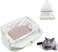 7Pcs Cat Litter Box Liners Jumbo Extra Cat Litter Pan liners Large Drawstring Litter Pan Bags Cat Waste Litter Bags for Litter Box Easy Clean Up Litter Liner Eco Friendly Pet Supplies (Litter bag, L)