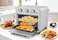 Air Fryer Oven With Non Stick Coating 1500W 22L With 6 Heating Elements, Rotating Basket &amp; Rotisserie Toaster Grill Oven With Cool Touch Stainless Steel Self Temperature Control System Silver