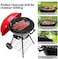 Portable BBQ Stand Set 14 Inch with Lid, Lightweight, Easy to Assemble, Indoor &amp; Outdoor Barbeque Grill with Charcoal Tray &amp; Lid, Perfect for Camping &amp; Tailgating BBQ