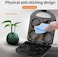 Sprintee Fried Egg Cooker & Pancake Maker 4 Slot Non-Stick Electric Breakfast Griddle, Easy-Clean Pan for Pancakes, Eggsand More