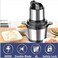 Nicsware 4L Stainless Steel Food Chopper & Mincer Grinder – 800W Heavy Duty Copper Motor, Electric Meat Grinder for Vegetables, Onions, Nuts, Baby Food & More