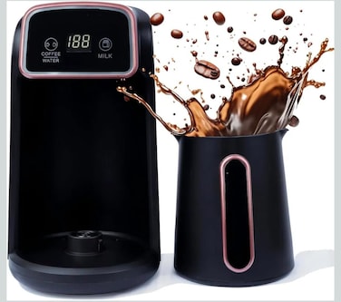 Automatic Turkish Coffee Maker with Smart Touch Button Coffee, Water, Milk&ndash; Non-Stick Coating, Fast Heating &ndash; Premium Electric Coffee Pot for Authentic Turkish, Arabic Coffee &amp; Hot Beverages