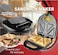 2 Slice Sandwich Maker With Non Stick Grill Plates Overheating Protection, Power On &amp; Off With Ready Indicator Ready to Cook Perfect For Breakfast 750 W Black and Silver