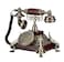 Vintage Retro Antique Landline Phone with Majestic Look, Vintage Telephone European Style Landline Old Fashion Wired Fixed Telephone Holiday Home Office Cafe Bar Decoration