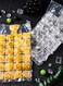 10 Pack Disposable Ice Cube Mold 24 Grids Self-Seal Ice Cube Tray