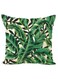 Modern Home Painted Pillowcase linen White/Green