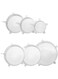 Dubai Gallery 6-Piece Urban Utility Silicone Stretch Lid Bowl Cover Clear Standard
