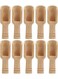 Pack Mini Wooden Spoons. Wooden Kitchen Scoops, Small Unpainted Wood Spoon, Not Easy to Break, for Bath Salts, Candy, Tea, Washing Powder