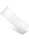 Full Body Pillow Cotton Feel Stripe White Hollowfiber 1400 gm Filling, Breathable Large Body Pillow for Side Sleepers, 45x 120 cm